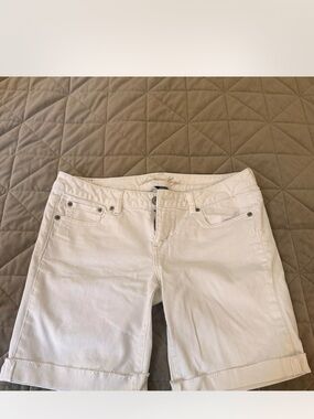 American Eagle Outfitters White Denim Shorts